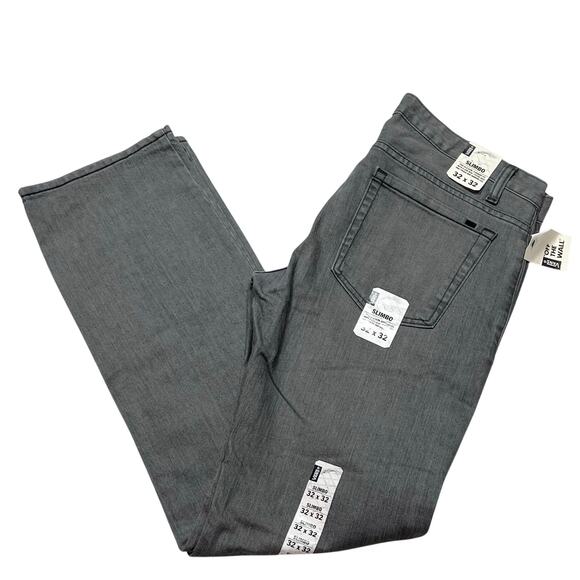 Vans Off the Wall Slimbo Denim Jeans Women 32x32 Gray Slim Fit Low Rise New - Picture 5 of 10